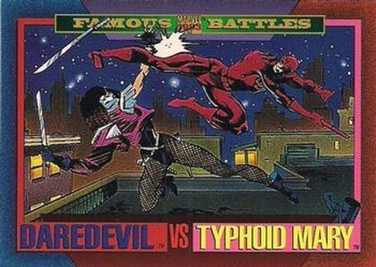 #168 Daredevil / Typhoid Mary - 1993 SkyBox Marvel Universe