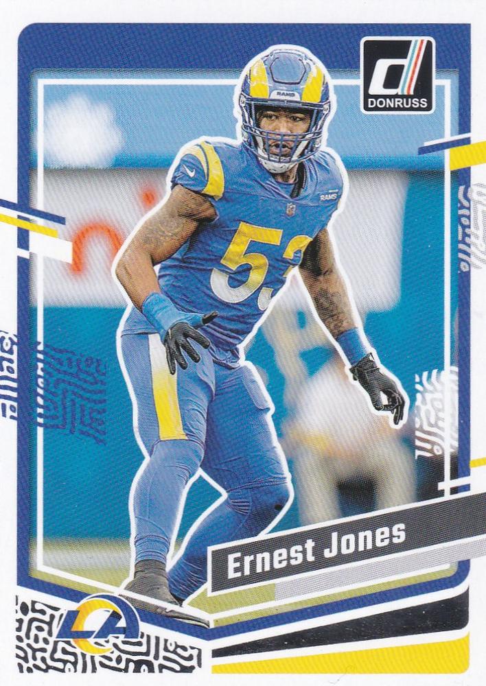 #168 Ernest Jones - Los Angeles Rams - 2023 Donruss Football