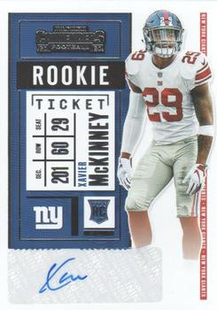 #168 Xavier McKinney - New York Giants - 2020 Panini Contenders Football