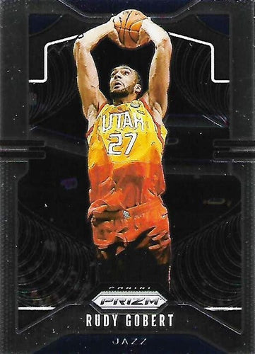 #168 Rudy Gobert - Utah Jazz - 2019-20 Panini Prizm Basketball