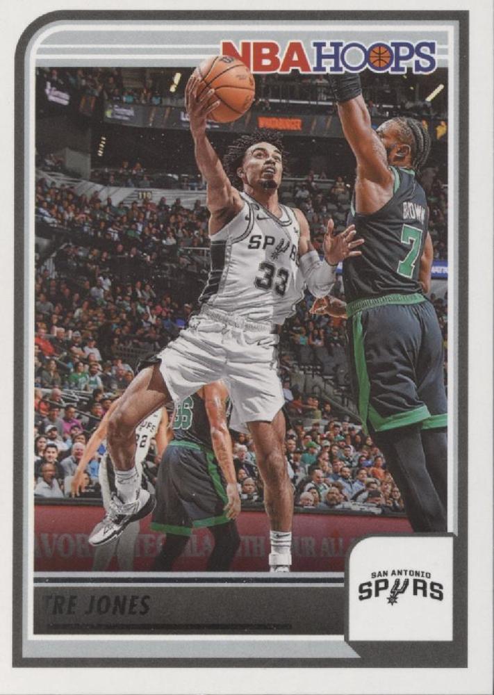 #168 Tre Jones - San Antonio Spurs - 2023-24 Hoops Basketball