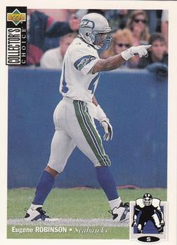 #168 Eugene Robinson - Seattle Seahawks - 1994 Collector's Choice Football