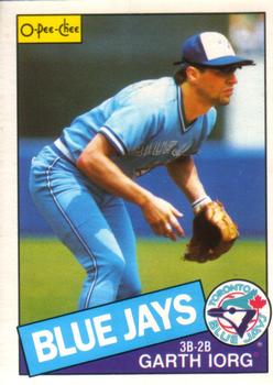 #168 Garth Iorg - Toronto Blue Jays - 1985 O-Pee-Chee Baseball