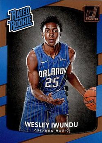 #168 Wesley Iwundu - Orlando Magic - 2017-18 Donruss Basketball