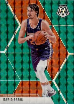 #168 Dario Saric - Phoenix Suns - 2019-20 Panini Mosaic - Green Prizm Basketball