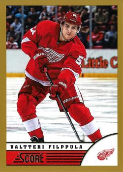 #168 Valtteri Filppula - Detroit Red Wings - 2013-14 Score - Gold Hockey