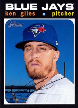 #168 Ken Giles - Toronto Blue Jays - 2020 Topps Heritage Baseball