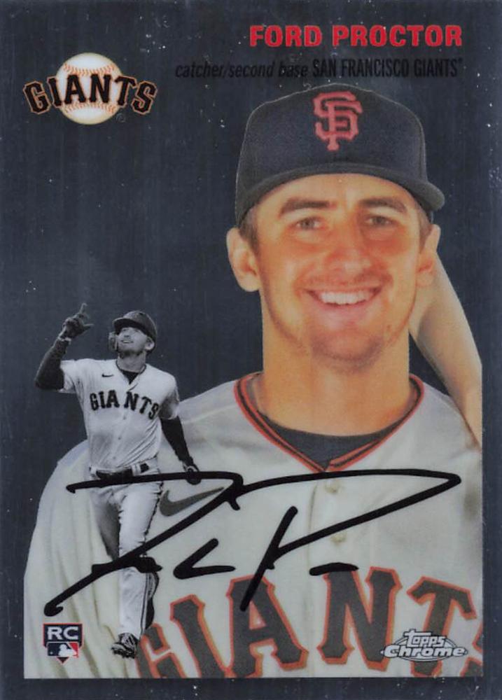 #169 Ford Proctor - San Francisco Giants - 2023 Topps Chrome Platinum Anniversary Baseball