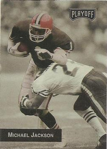 #169 Michael Jackson - Cleveland Browns - 1993 Playoff Football