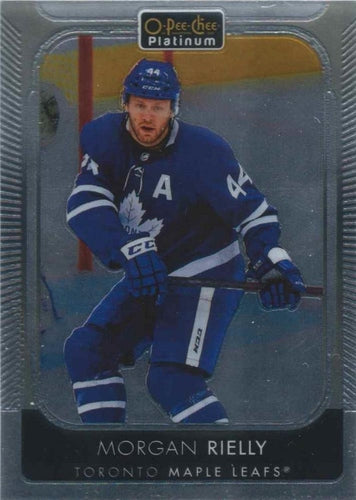#169 Morgan Rielly - Toronto Maple Leafs - 2021-22 O-Pee-Chee Platinum Hockey