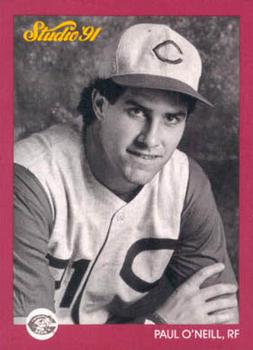 #169 Paul O'Neill - Cincinnati Reds - 1991 Studio Baseball