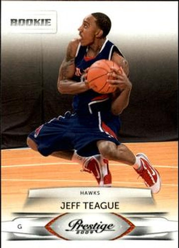#169 Jeff Teague - Atlanta Hawks - 2009-10 Panini Prestige Basketball