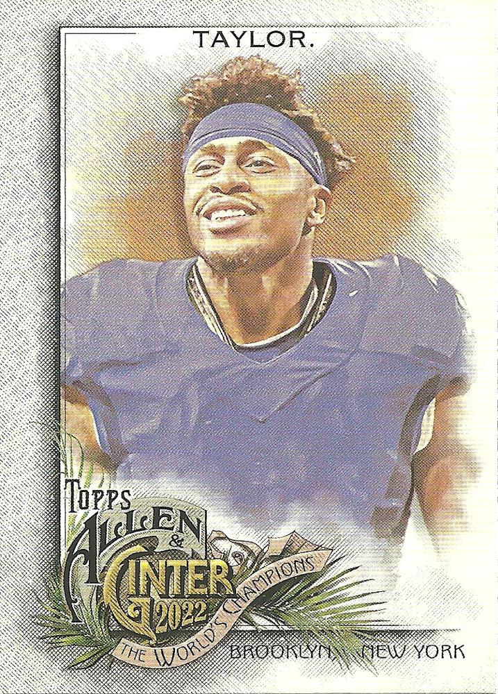 #169 Jonathan Taylor - Indianapolis Colts - 2022 Topps Allen & Ginter Baseball