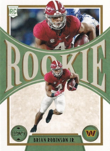 #169 Brian Robinson Jr. - Washington Commanders - 2022 Panini Legacy Football