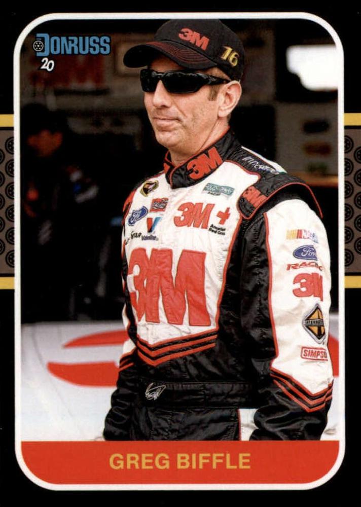 #169 Greg Biffle - Roush Fenway Racing - 2020 Donruss Racing