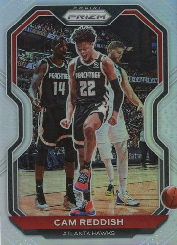 #169 Cam Reddish - Atlanta Hawks - 2020-21 Panini Prizm - Silver Prizms Basketball