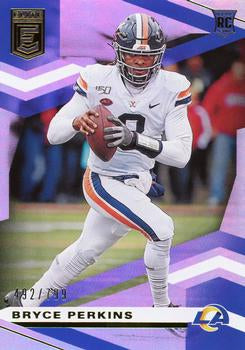 #169 Bryce Perkins - Los Angeles Rams - 2020 Donruss Elite Football
