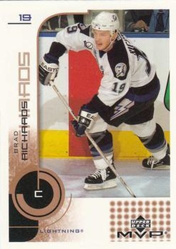 #169 Brad Richards - Tampa Bay Lightning - 2002-03 Upper Deck MVP Hockey