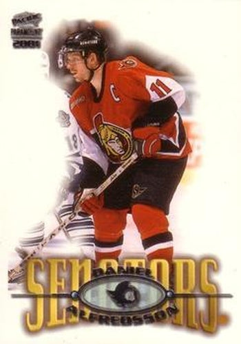#169 Daniel Alfredsson - Ottawa Senators - 2000-01 Pacific Paramount Hockey
