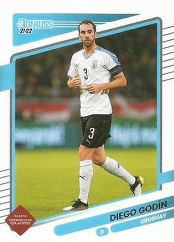 #169 Diego Godin - Uruguay - 2021-22 Donruss Road to FIFA World Cup Qatar 2022 Soccer