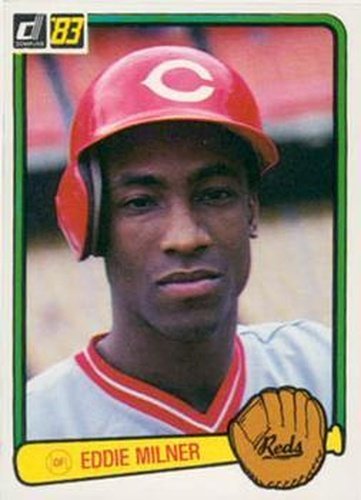 #169 Eddie Milner - Cincinnati Reds - 1983 Donruss Baseball
