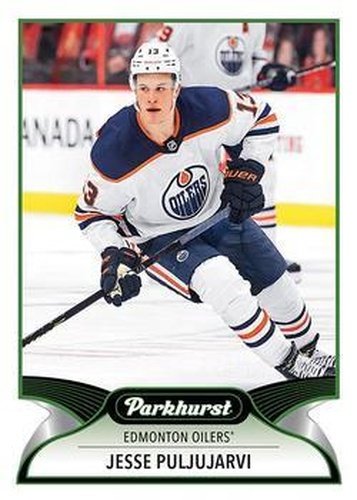 #169 Jesse Puljujarvi - Edmonton Oilers - 2021-22 Parkhurst Hockey