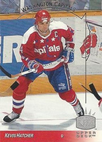 #169 Kevin Hatcher - Washington Capitals - 1993-94 Upper Deck - SP Hockey