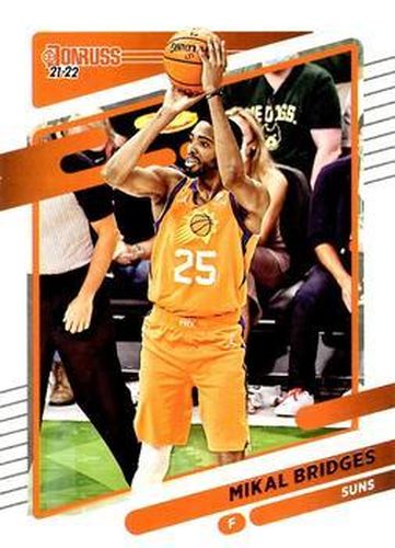 #169 Mikal Bridges - Phoenix Suns - 2021-22 Donruss Basketball