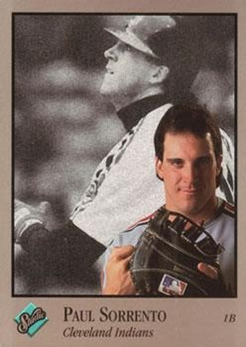 #169 Paul Sorrento - Cleveland Indians - 1992 Studio Baseball
