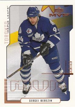 #169 Sergei Berezin - Toronto Maple Leafs - 2000-01 Upper Deck MVP Hockey