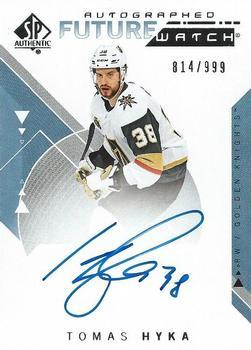 #169 Tomas Hyka - Vegas Golden Knights - 2018-19 SP Authentic Hockey