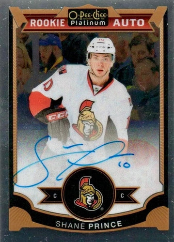 #169 Shane Prince - Ottawa Senators - 2015-16 O-Pee-Chee Platinum Hockey