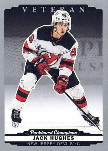 #169 Jack Hughes - New Jersey Devils - 2022-23 Parkhurst Champions - Silver Hockey