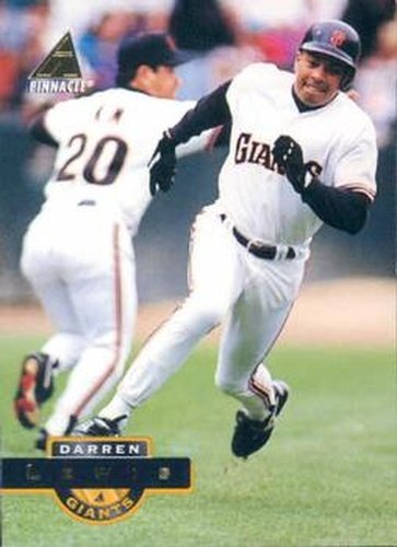 #169 Darren Lewis - San Francisco Giants - 1994 Pinnacle Baseball