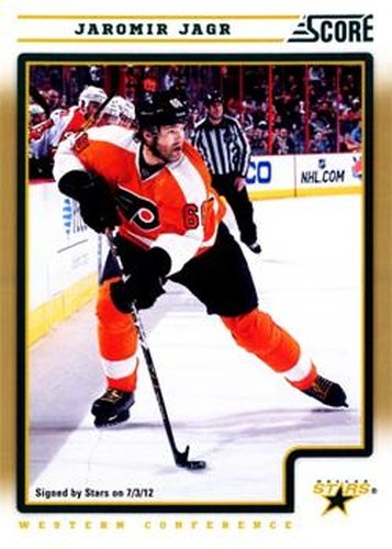 #169 Jaromir Jagr - Dallas Stars - 2012-13 Score - Gold Rush Hockey