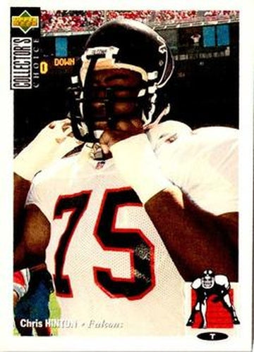 #169 Chris Hinton - Atlanta Falcons - 1994 Collector's Choice Football