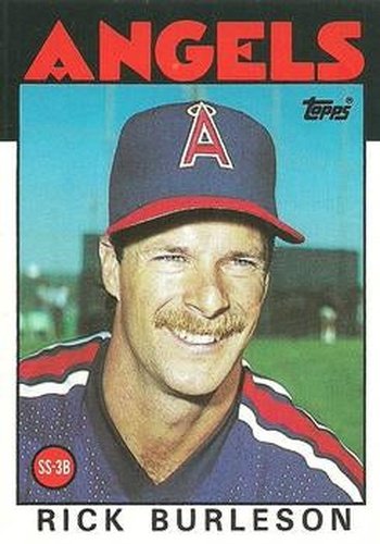 #16T Rick Burleson - California Angels - 1986 Topps Traded Baseball