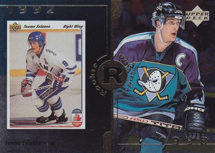 #16 Teemu Selanne - Anaheim Mighty Ducks - 1998-99 Upper Deck Gold Reserve Hockey