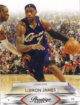 #16 LeBron James - Cleveland Cavaliers - 2009-10 Panini Prestige Basketball