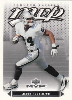 #16 Jerry Porter - Oakland Raiders - 2003 Upper Deck MVP Football