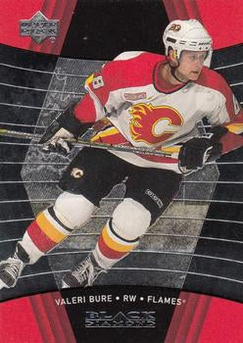 #16 Valeri Bure - Calgary Flames - 1999-00 Upper Deck Black Diamond Hockey