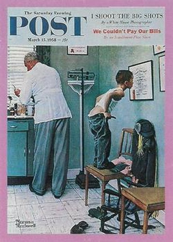 #16 Doctor's Office - 1993 Comic Images Norman Rockwell Saturday Evening Post