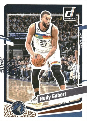 #16 Rudy Gobert - Minnesota Timberwolves - 2023-24 Donruss Basketball