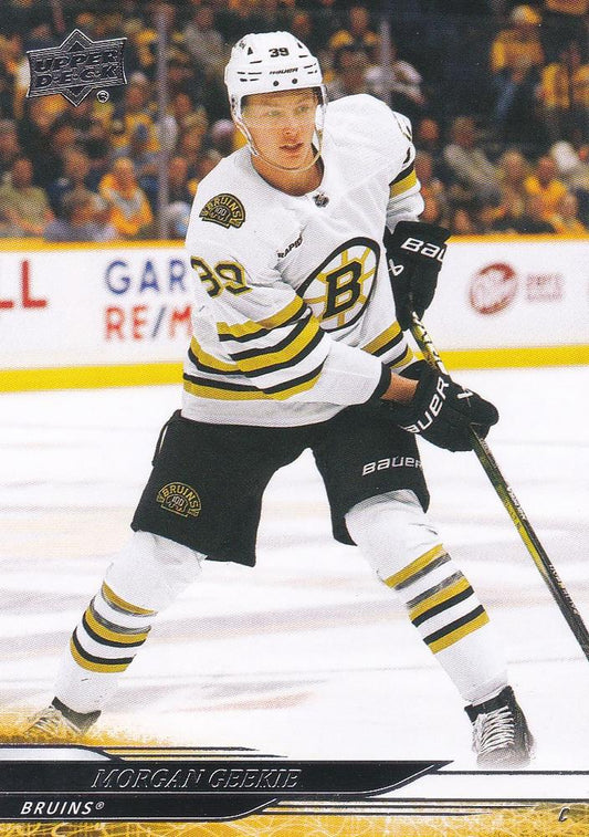 #16 Morgan Geekie - Boston Bruins - 2024-25 Upper Deck Hockey