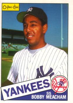 #16 Bobby Meacham - New York Yankees - 1985 O-Pee-Chee Baseball