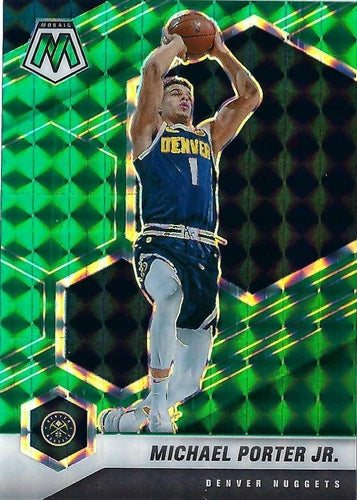 #16 Michael Porter Jr. - Denver Nuggets - 2020-21 Panini Mosaic - Mosaic Green Basketball