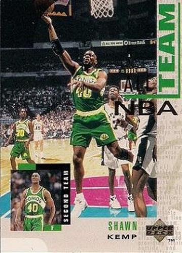 #16 Shawn Kemp - Seattle SuperSonics - 1994-95 Upper Deck Basketball