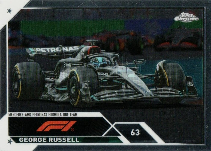 #16 George Russell - Mercedes-AMG Petronas Formula One Team - 2023 Topps Chrome Formula 1 Racing