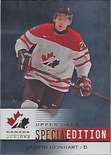 #SE-16 Griffin Reinhart - Canada - 2014 Upper Deck Team Canada Juniors - Special Edition Hockey