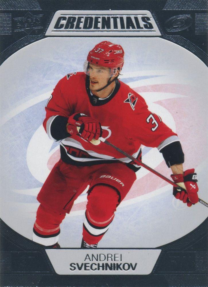 #16 Andrei Svechnikov - Carolina Hurricanes - 2022-23 Upper Deck Credentials Hockey